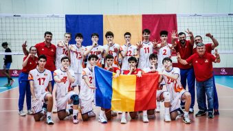 Echipa României este în sferturile Campionatului Mondial de volei masculin U17