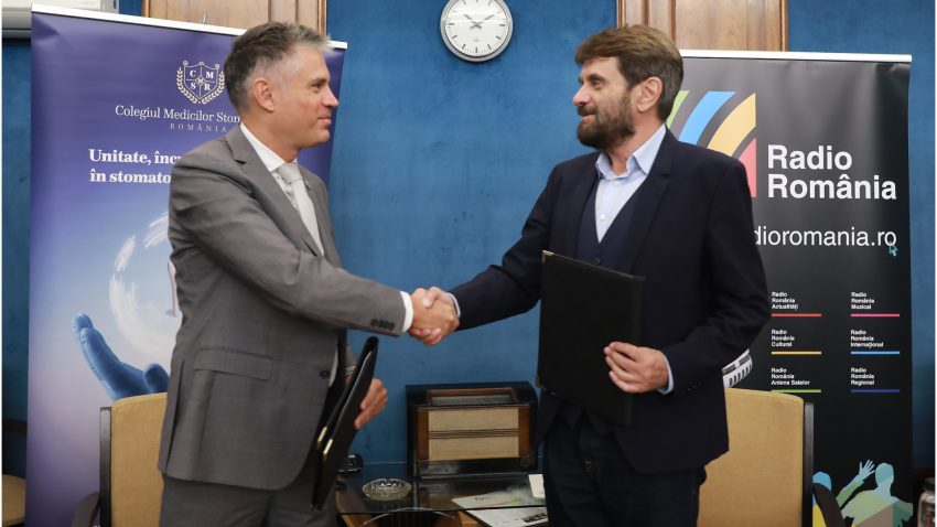 Protocol de colaborare între Colegiul Medicilor Stomatologi din România și Radio România