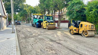 CONSTANȚA: Se asfaltează un tronson al străzii Dorobanților