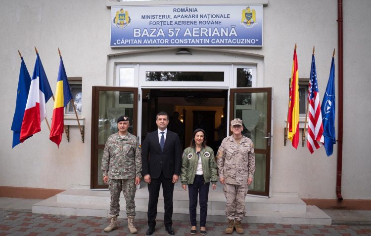 Miniștrii român și spaniol ai apărării au vizitat Baza Aeriană de la Mihail Kogălniceanu