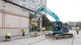 CONSTANȚA: Au început lucrările de desființare a fostului sediu RAR