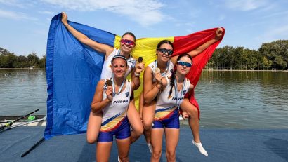 Canotorii români au câștigat 9 medalii în prima zi a Campionatelor Balcanice de la Plovdiv