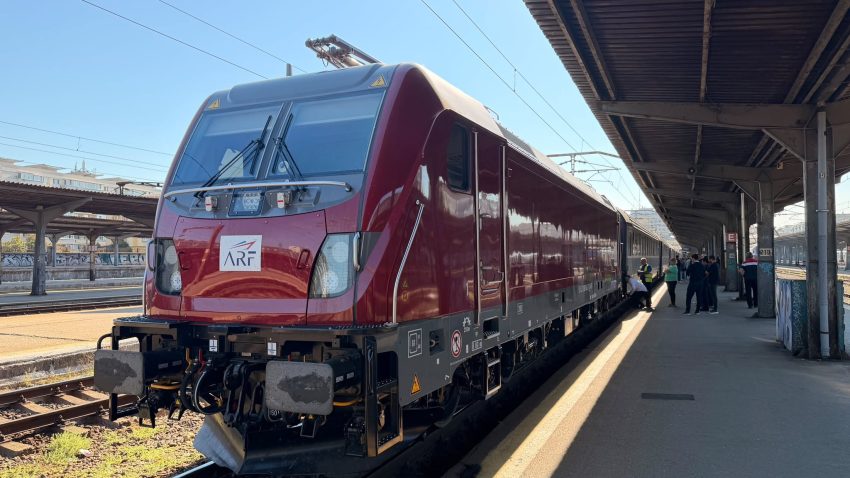 Prima locomotivă Alstom Traxx a intrat oficial pe ruta București Nord – Constanța