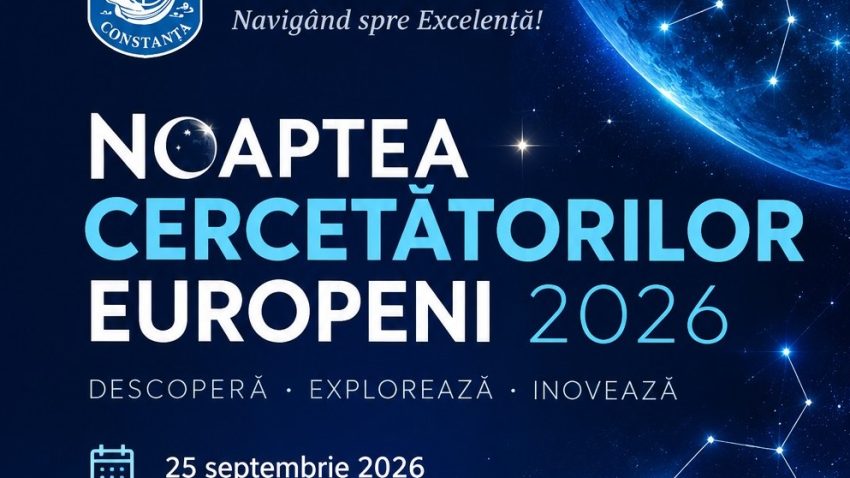 „Noaptea cercetătorilor europeni” la Universitatea Maritimă din Constanța