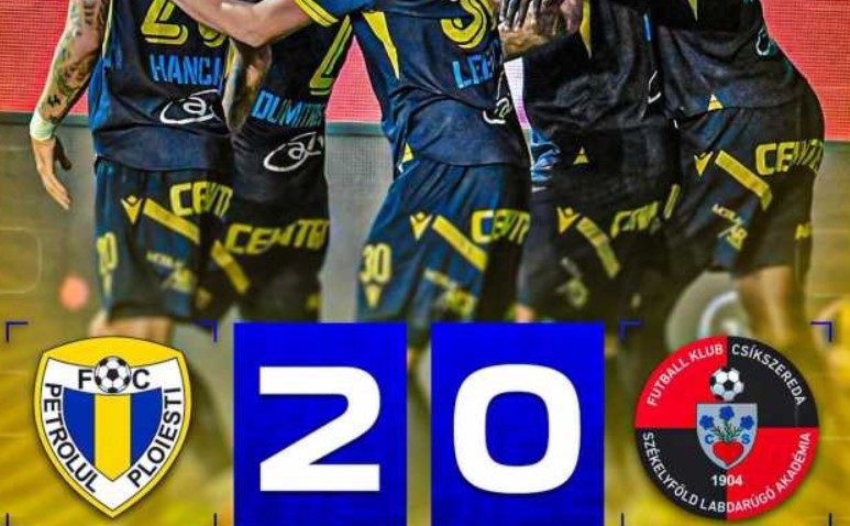 Fotbal: Petrolul Ploiești, 2-0 cu FK Csikszereda