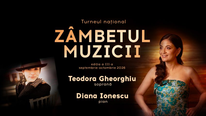 CONSTANȚA: Celebra soprană Teodora Gheorghiu și pianista Diana Ionescu – turneul Zâmbetul Muzicii