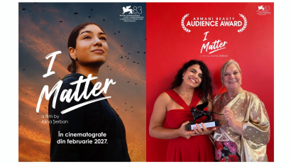 Alina Șerban, premiată pentru filmul „Eu contez”: „Dedic acest premiu tuturor tinerilor care merită o șansă mai bună și să-și facă vocile auzite”