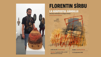 „La adăpostul gândului. Structuri exterioare vs refugiu interior”, expoziția artistului plastic Florentin Sîrbu, vernisată la Muzeul de Artă Constanța
