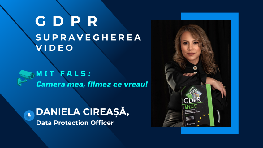 GDPR și camerele de supraveghere video: Drepturi, obligații și limite legale
