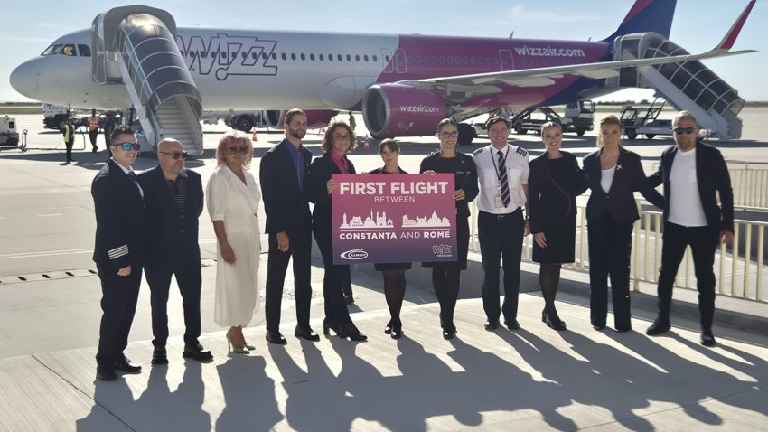 VIDEO | AIMK a inaugurat prima cursă aeriană Roma – Constanța