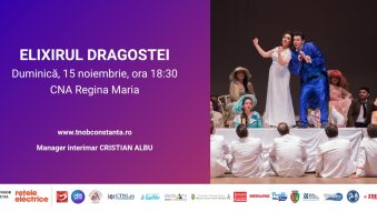 Spectacolul „Elixirul dragostei” va avea loc pe 15 noiembrie, pe scena Colegiului Național de Arte „Regina Maria” din Constanța