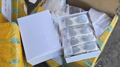 Bunuri susceptibile a fi contrafăcute în valoare de peste 2 milioane de lei, descoperite de polițiștii de frontieră constănțeni