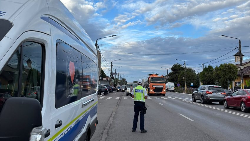 Un bărbat aflat sub influența alcoolului și fără permis de conducere, scos din trafic de polițiștii constănțeni
