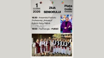 Seniorii Constanței, invitați în Piața Ovidiu pentru o seară dedicată lor