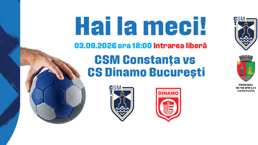 Meci dificil pentru handbaliștii de la CSM Constanța în etapa inaugurală