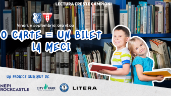 O carte donată = un bilet la meciul Farul – UTA