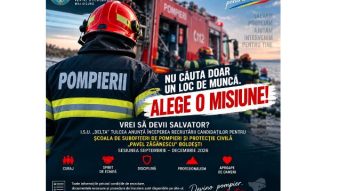 Oportunitate de carieră în uniformă: ISU TULCEA recrutează candidați pentru Școala de Subofițeri