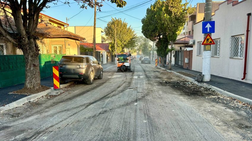 CONSTANȚA: Trafic restricționat pe strada Doctor Nicolae Sadoveanu, pentru lucrări de asfaltare