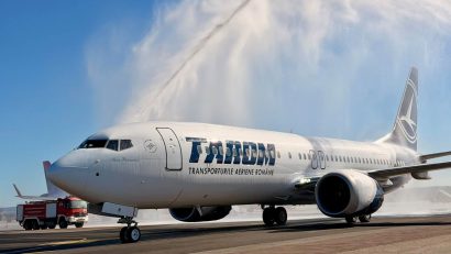 TAROM a efectuat zborul inaugural cu a doua aeronavă Boeing 737 MAX 8, ce poartă numele legendarului campion Ivan Patzaichin