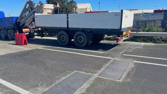 Trafic greu monitorizat digital în Portul Constanța: sistem de cântărire dinamică la principalele porți de acces