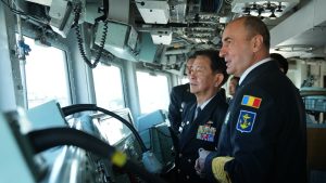 CONSTANȚA: Vizită istorică a șefului Forțelor Maritime de Autoapărare ale Japoniei în România