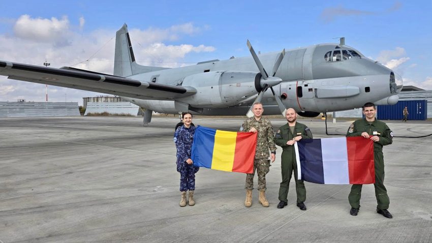 MApN: Avion de patrulare maritimă, dislocat de Comandamentul Flotei Franceze la Baza 57 Mihail Kogălniceanu
