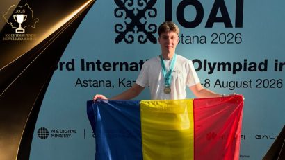 Mircistul Alexandru Thury-Burileanu, medaliat cu aur la Olimpiada de Inteligență Artificială de la Astana