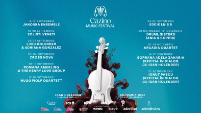 Din 18 octombrie, tarif special pentru elevi, studenți și seniori la concertele duminicale din cadrul Cazino Music Festival  
