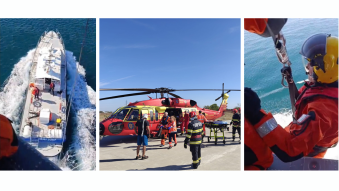 UPDATE | Nava lovită în largul Mării Negre s-a scufundat. Doi membri ai echipajului au decedat și 11 au fost salvați