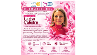 Rotary Club Farul Genovez Constanța organizează „Octombrie Roz”, eveniment dedicat prevenirii cancerului de sân