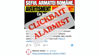Ministerul Apărării demontează noi informații înșelătoare distribuite online