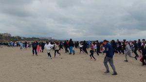 CONSTANȚA: 50 de kg de deșeuri adunate de pe plajă, în cadrul Crosului Mării Negre, eveniment organizat de ONG Mare Nostrum