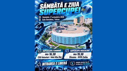 TULCEA: Supercupa României are loc la Danubius Arena