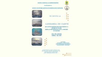 Lansarea volumului „Din navele Marinei Militare Române: O istorie în culori. Ships of the Romanian Navy: A history in colours” are loc la sediul MINAC