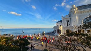 Flashmob cu mesajul END POLIO NOW, pe faleza Cazinoului