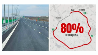 Se deschide circulația pe încă 13 kilometri din Autostrada Capitalei A0 Nord
