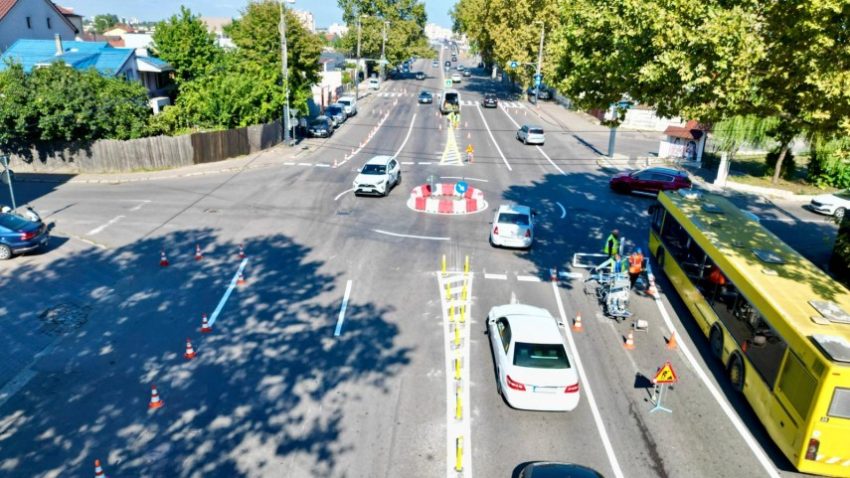 CONSTANȚA: Sens giratoriu pe strada Cumpenei pentru îmbunătățirea accesului pe strada Spiru Haret și pe aleea Pelicanului