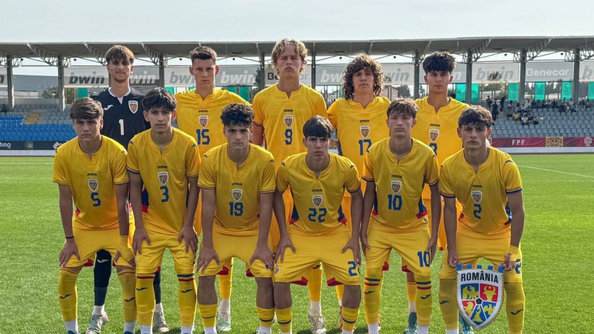 Reprezentativa de fotbal U16 a României a participat la „Turneul celor 4 Națiuni”