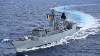 CONSTANȚA: Fregata „Regele Ferdinand” revine în portul militar după cinci săptămâni de misiune NATO în Mediterană